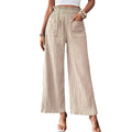 european and american cross-border foreign trade women's clothing independent station shein   pure colorcasualstraight-leg pants