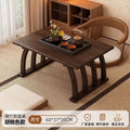 Bay window chinoiserie carpet tatami casual tea table window sill small coffee table bamboo low table kang table for home balcony