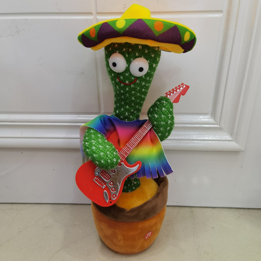 cactus toy that can talk, sing, dance and twist, electric stuffed doll, kids gift wholesale