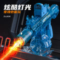 m416 electric burst water gun large capacity linkage reloading flash cool light outdoor toys for boys