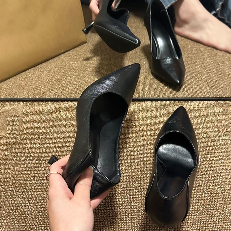 Comfortable pointed-toe heels for women - new spring/autumn 2025 collection - all-day comfort, versatile style for interviews and everyday wear