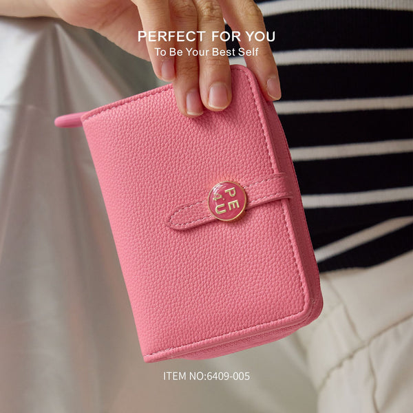 Foreign trade women's wallet short wallet new zipper buckle wallet PU wallet change bag women's wholesale