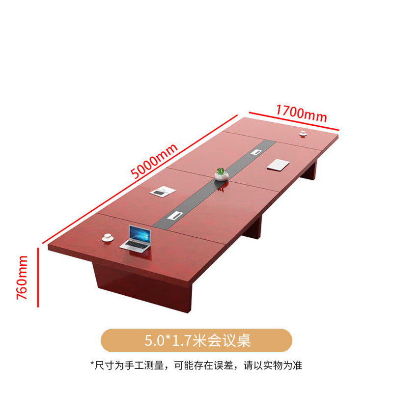 Saint li conference table with wood veneer paint conference table office negotiation training table
