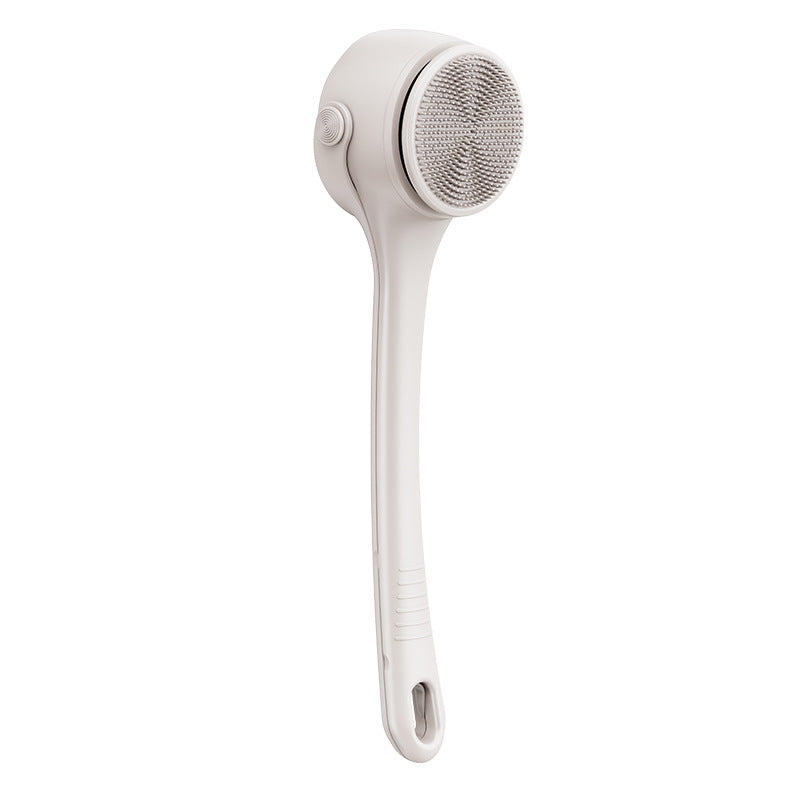 wireless long-handled electric bath brush digital display fully automatic bath brush mud rubbing waterproof bath instrument back rubbing handy gadget