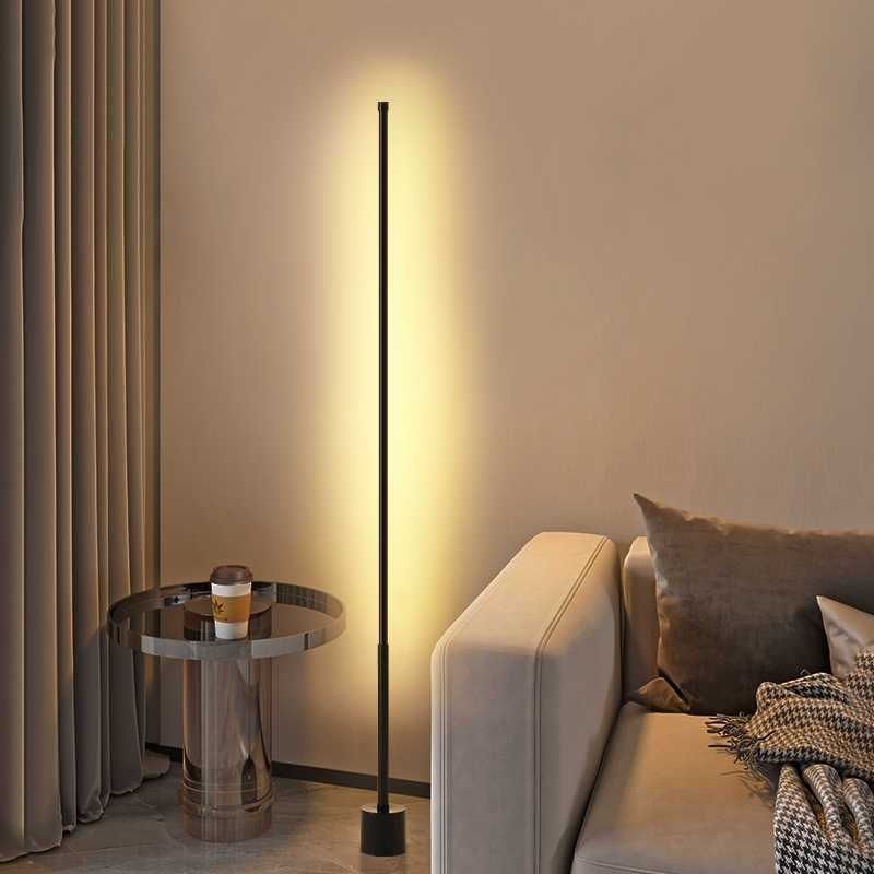 Rechargeable minimalist floor lamp - perfect for living room, bedroom, bedside, or corner. warm light led ambient lighting with remote control dimming