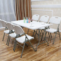 Folding desk portable training table home table outdoor night market stall small apartment dining table
