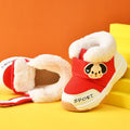 Baby cotton shoes for girls, ages 0-1-3 years, kids' winter fleece-lined thickened infant shoes, soft sole prewalker shoes for boys