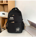 2025 new casual large capacity backpack for middle school, high school, and college students - women's double shoulder bag, men's color block large backpack