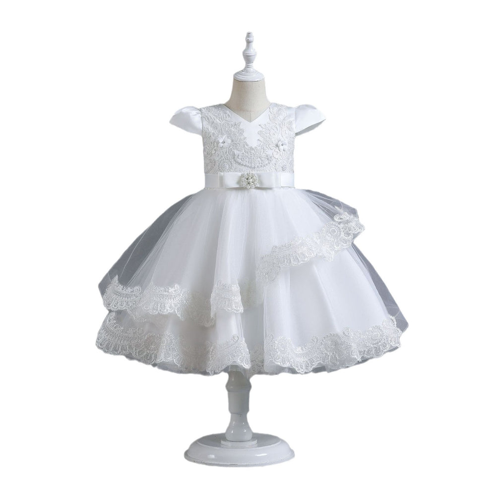 European and american new children's formal wear, wedding dresses, princess dresses, little girl's party host dresses, kids dress