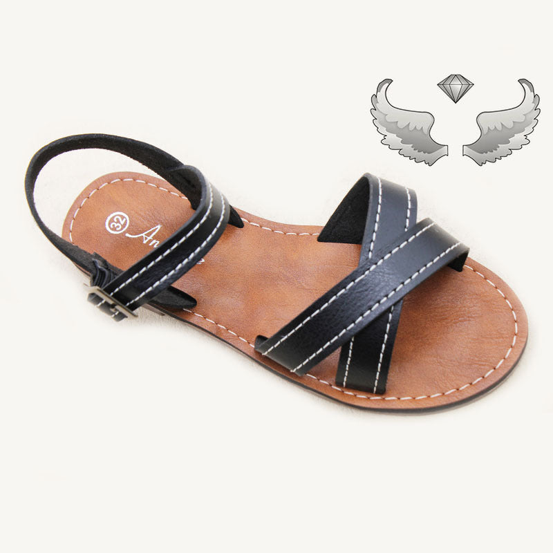 1688  spot direct sales Roman sandals girls summer versatile beach sandals wholesale shoes