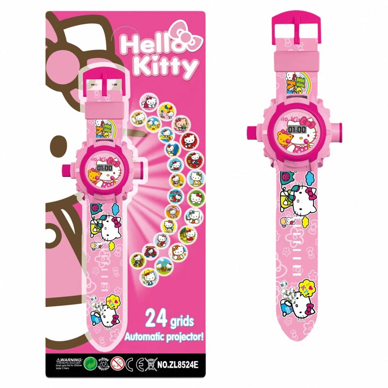 Kids' cartoon electronic watch - educational projection, time-telling toy watch - direct from the source manufacturer, dropshipping available