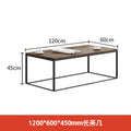 Long coffee table, living room, office, square, simple, modern furniture, for homeaccessible luxuryclassy sense, small apartment coffee table
