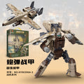 domestic sales alloy deformation mecha can be combined into five-in-one robot toys for boys to assemble and exercise