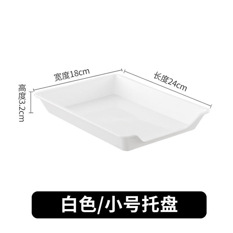 Plastic tableware colorful plastic plate malatang buffet selection plate barbecue plate skewers fragrant preparation plate tray