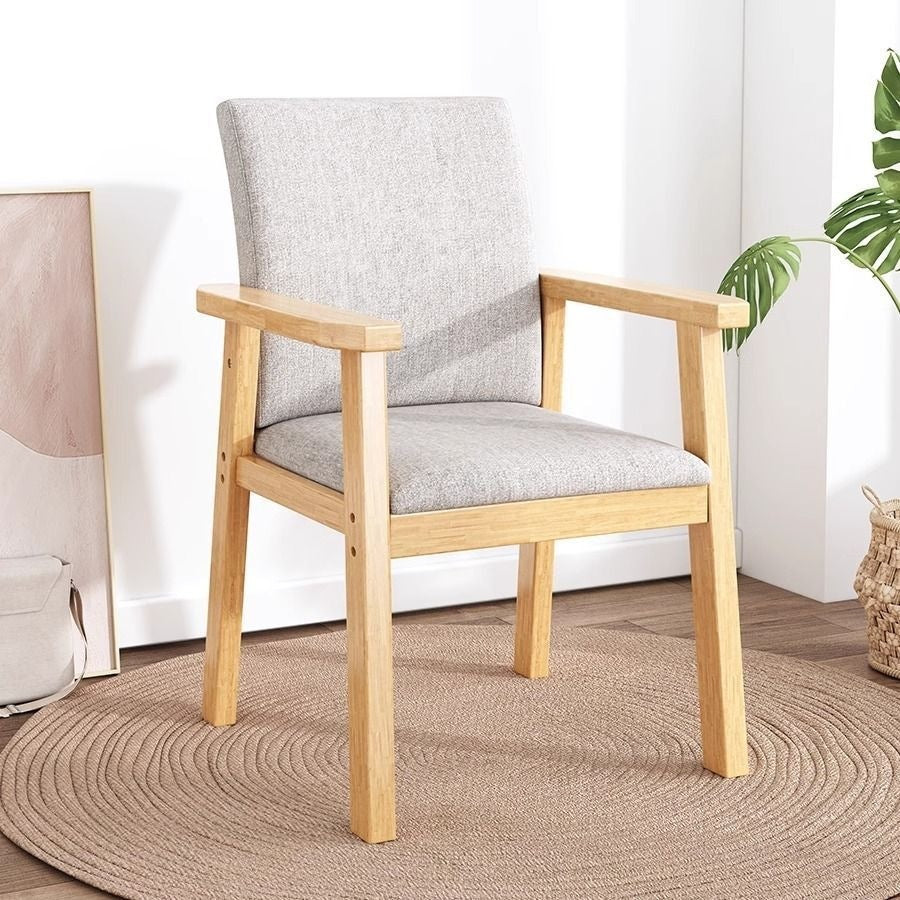 Solid wood computer chair - swivel, backrest, makeup vanity chair, office sofa chair, office chair - perfect for girls' bedrooms