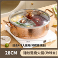 Thickened304 stainless steel yuanyang hot pot, special pot for hot pot, induction cooker, gas stove, pot, yuanyang pot
