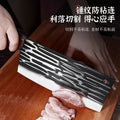 Kitchen knife - household slicing knife, meat and vegetable chopping knife, chef's knife - ultra-sharp, forged, open-edge blade