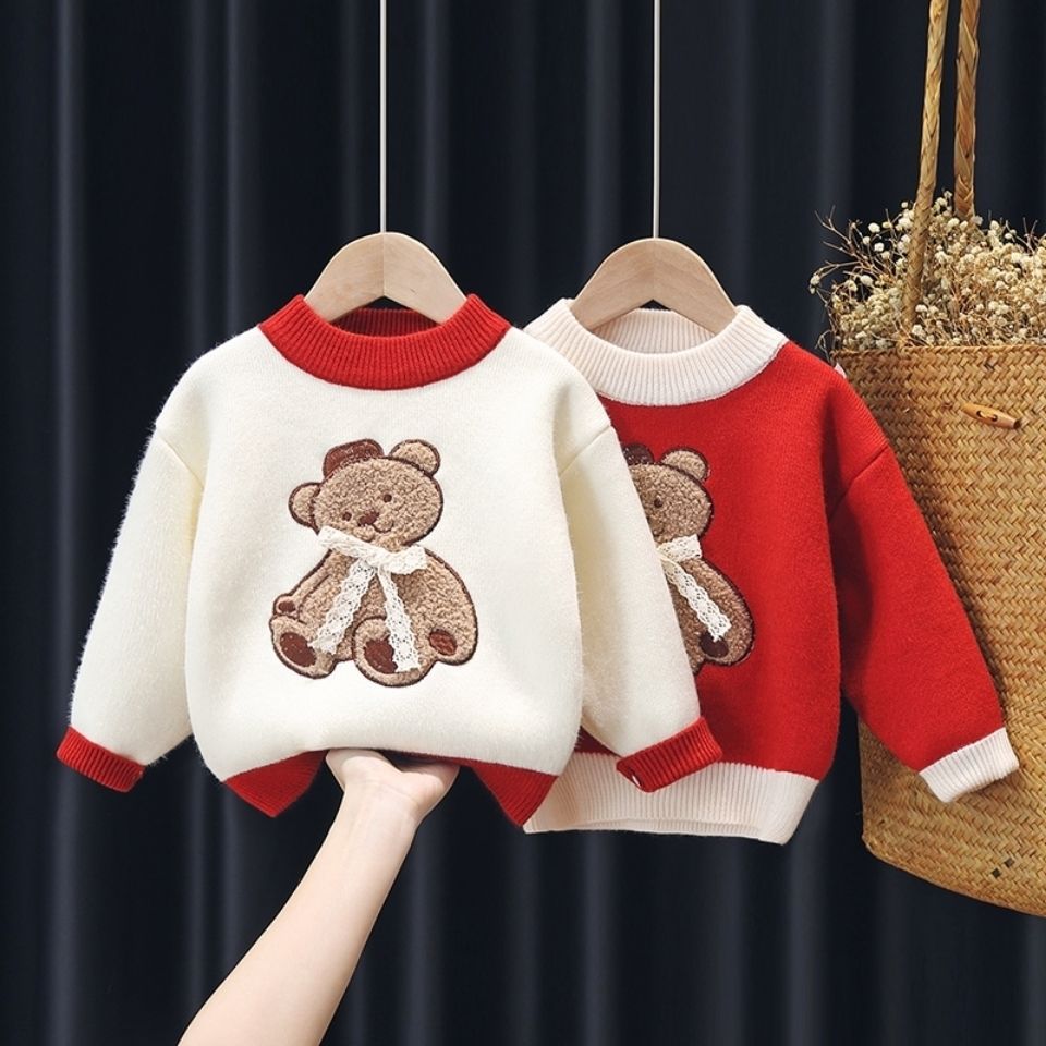 Kids' knit sweater - warm base layer - new autumn/winter  collection - stylish knitwear for boys and girls - versatile & trendy wholesale