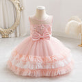 Exportready-made girldressbows tutu cake princess dress first birthday evening dressbaby dress
