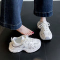 spring/summer new kids' breathable mesh shoes - trendy chunky sneakers for older children and students - lightweight running & casual shoes
