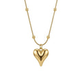 popular light luxury non-fading titanium steel smart heart necklace for women easiest for matchelegantniche style clavicle chain jewelry