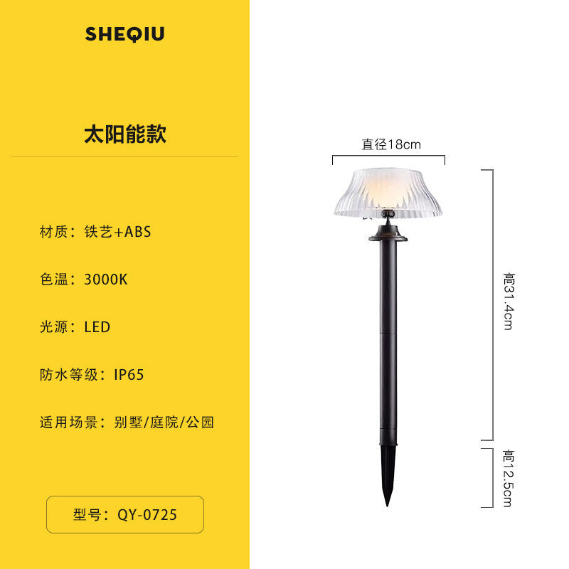 Outdoor waterproof led solar ground lights - perfect for lawns, villas, gardens, and landscape lighting