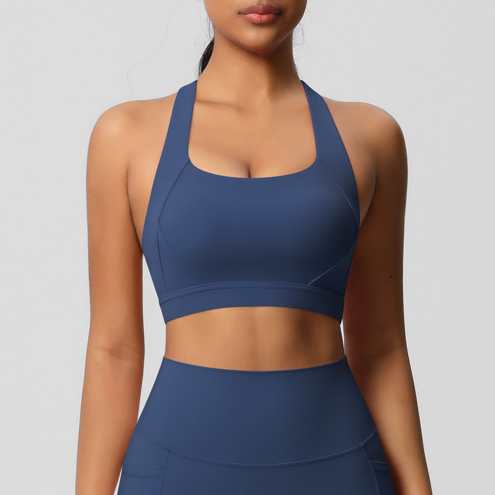 new arrival yoga brushed vest sports intimatesbubble wrap high-strength pilates running fitness yoga clothes