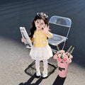 [on behalf of delivery] girls' tweed style dress spring & fall suit skirt  new style cute princess skirt for girls