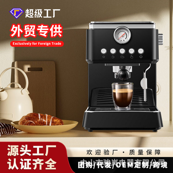Coffee machine Small home office Espresso semi-automatic milk frother Coffee machine wholesale