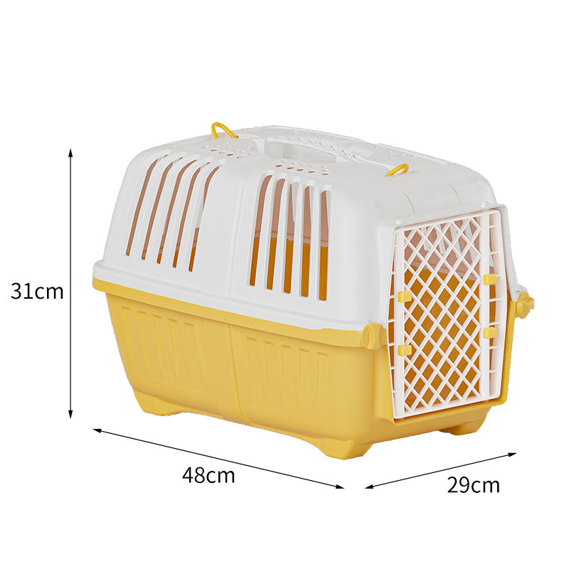 New pet air box wholesale large portable car pet bag Meow air freight box portable out pet box