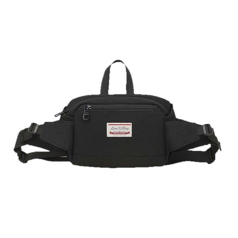 New men's sports bag fanny pack large capacity adjustable casual fashion men's shoulder messenger bag outdoor sports fanny pack