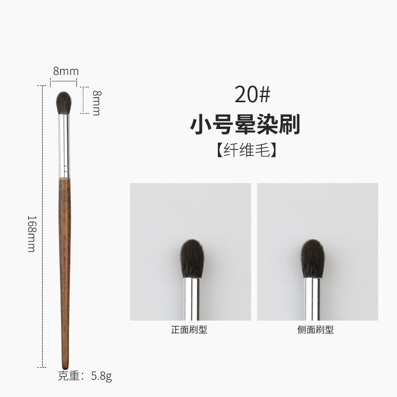 Professional makeup brush set with wooden handles - cangzhou full set: soft blush brush, foundation brush, contour brush, eyeshadow brush, and more
