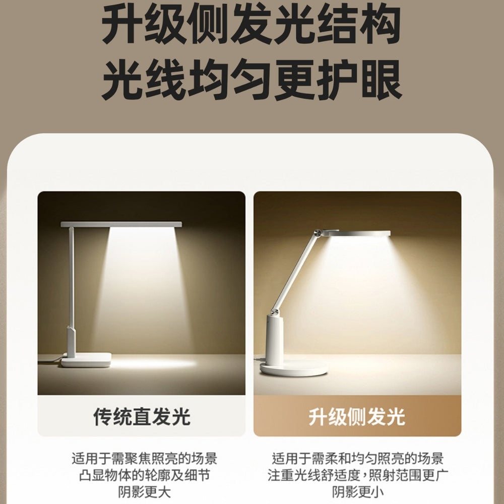 Eye-care desk lamp for study, specifically designed for students and children, aa grade, full spectrum, anti-myopia, ideal for writing, homework, and reading