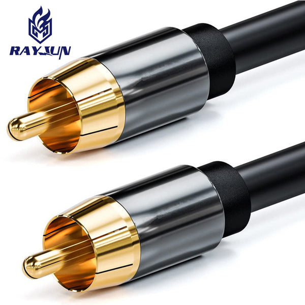 Wholesale RCA lotus head coaxial audio output cable audio amplifier mixer adapter cable rca single head