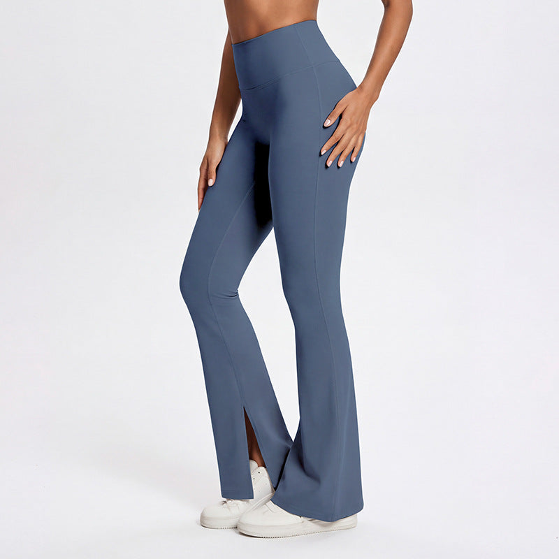 n66 yoga clothing factory wholesale peach butt lift nude sports suit pilates running fitness pants for women