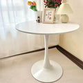 Dining table for home business reception european style simple balcony small table milk tea shop coffee shop ins home round table