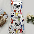 wholesale women's short-sleeved dresses, fashionable women's dresses for spring, summer, and autumn, new cross-border printed designs