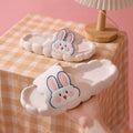 Cute rabbit slippers women's summer stomping on shit soft thick sole girl heart non-slip home bath student dormitory cool slippers