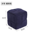 Popular simple sitting stool square stool accessible luxury low stool door changing shoes makeup stool for home living room coffee table sofa footrest