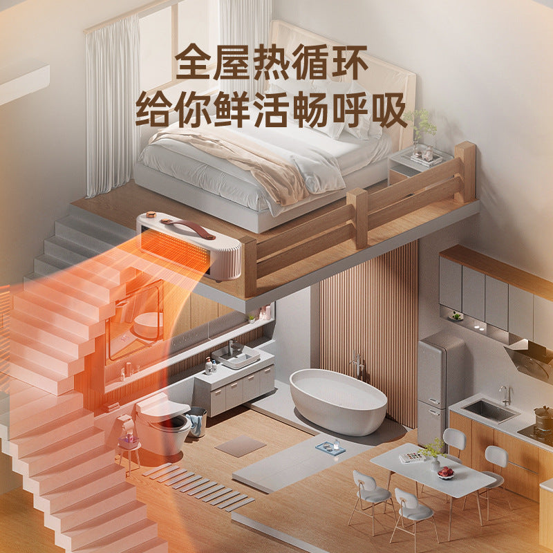 small for home desktop heater portable winter hot air heater energy-saving bedroom office floor heater