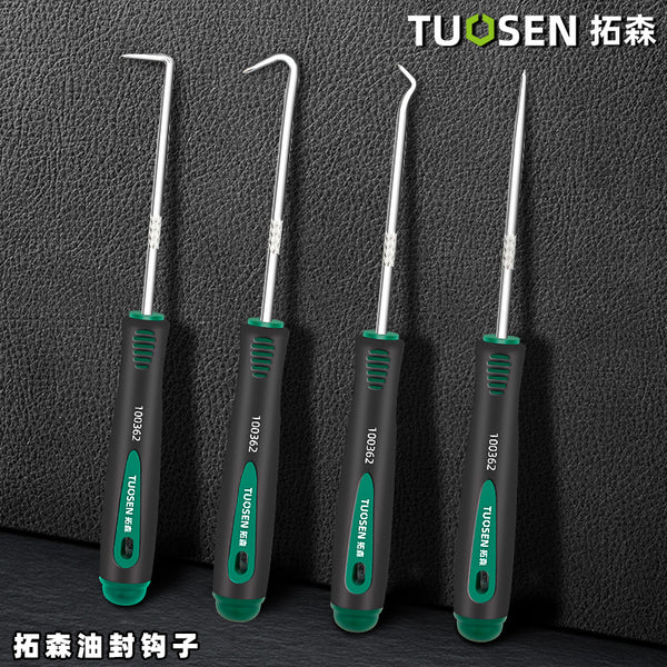 Tuosen Extended Oil Seal Hook Car Seal Remove Hook Toner Cartridge Powder Tool Oil Seal Driver Puller
