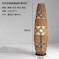 Floor lamp retro tatami chinoiserie zen b&b rattan tea room living room bedroom bedside lamp