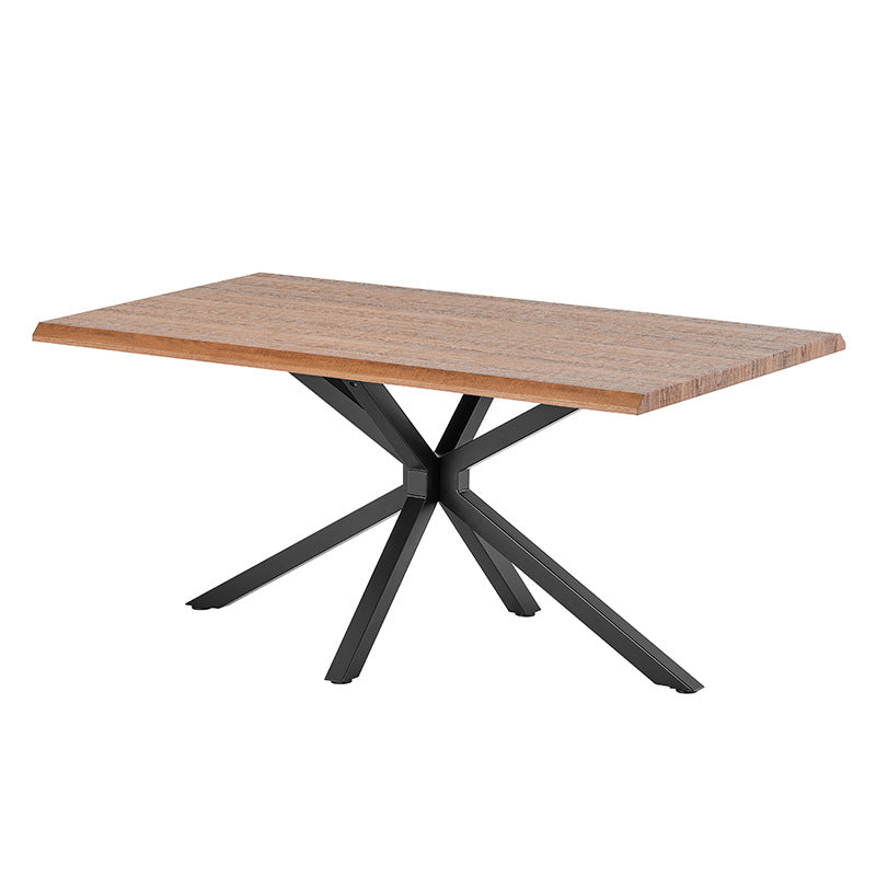 Amazon solid wood sticker dining table negotiation table scandinavian modern casualmdf table wood dining table