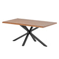 Amazon solid wood sticker dining table negotiation table scandinavian modern casualmdf table wood dining table