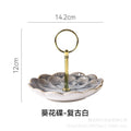 Ceramic jewelry dish - instagrammable european style, exquisite high-end trinket organizer, creative desktop display