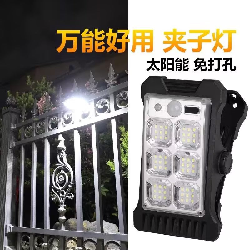 Solar outdoor lights for home courtyard internet celebrity small courtyard arrangement garden lighting waterproof sensor clip light new arrival
