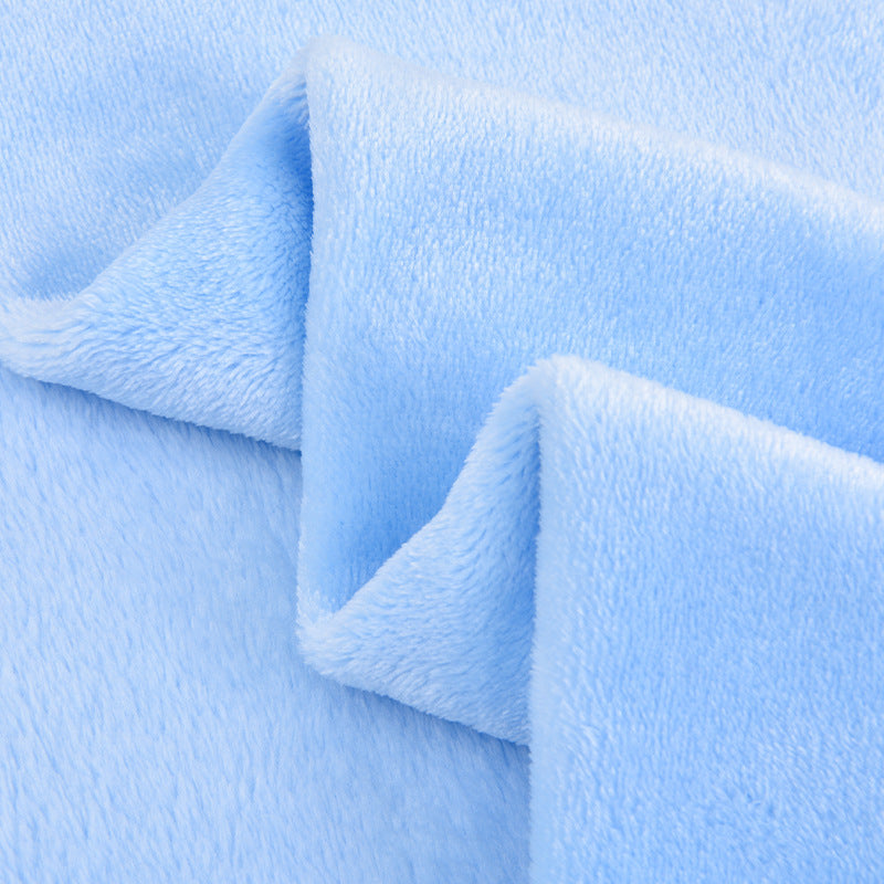 Double-sided flannel fabric, all-polyester autumn and winter loungewear pajamas blankets plush toys flannel fabric in stock