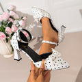 Wholesale plus-size pointed-toe stiletto heel sandals: elegant, slimming, french-inspired summer collection