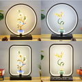 Creative ornament table lamp - bedroom bedside lamp - remote & touch control - deer design - round - wedding decoration - smart gift - tea table lamp