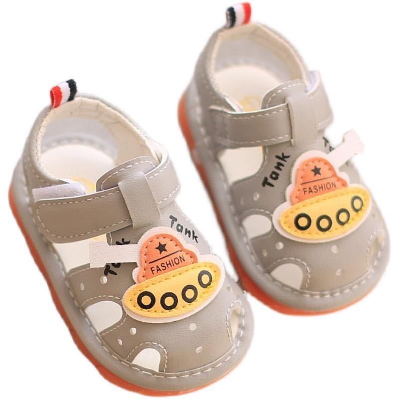 Jiaojiao shoes summer new soft sole baby toddler shoes boys baby shoes non-slip 0-1-2 years old girls baby sandals